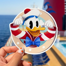 Load image into Gallery viewer, Sailor Daisy Porthole Cruise Magnet