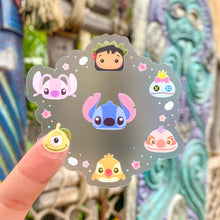 Load image into Gallery viewer, Experiment 626 & Friends Wreath Transparent Sticker