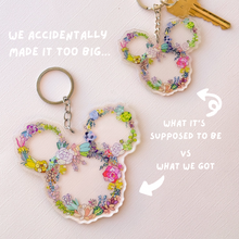 Load image into Gallery viewer, JUMBO Succulent Wreath Acrylic Charm (Limited Edition)