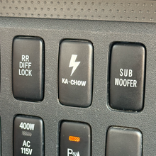 Load image into Gallery viewer, Ka-chow Car Blank Button Transfer Sticker