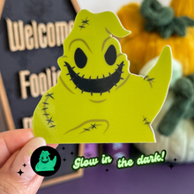 Load image into Gallery viewer, Oogie Boogie Glow In The Dark Sticker