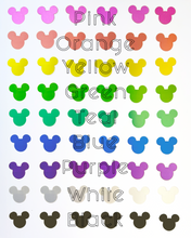 Load image into Gallery viewer, METALLIC Mini Mousefetti Sticker