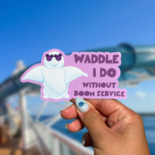 Load image into Gallery viewer, Penguin Towel Animal Pun Cruise Magnet
