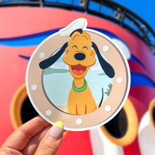 Load image into Gallery viewer, Sailor Pluto Porthole Cruise Magnet