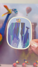 Load and play video in Gallery viewer, Ellie’s Paradise Falls Matte Holographic Sticker