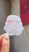 Load and play video in Gallery viewer, Stormtrooper Holographic Sticker