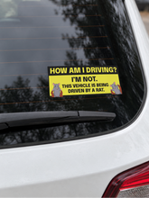 Load image into Gallery viewer, How Am I Driving Remy Car Decal