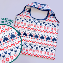 Load image into Gallery viewer, Christmas Sweater Reusable Tote Bag