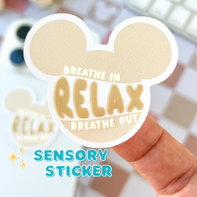 Load image into Gallery viewer, Breathe In Relax Breathe Out Sensory Sticker