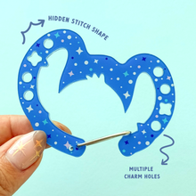 Load image into Gallery viewer, Stitch Carabiner Charm Clip