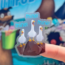Load image into Gallery viewer, Seagull Mine Mine Mine Transparent Sticker