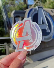 Load and play video in Gallery viewer, Avengers Assemble Holographic Sticker