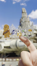 Load and play video in Gallery viewer, Chewie &amp; Droid Friends Plushie Transparent Sticker
