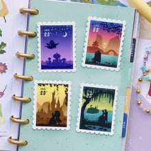 Load image into Gallery viewer, Kida & Milo Atlantis Postage Stamp Sticker