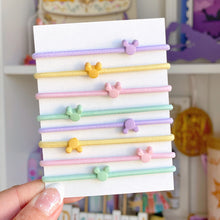 Load image into Gallery viewer, Minimal Mouse Pastel Hair Ties