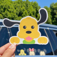 Load image into Gallery viewer, Pluto Peeker Car Decal