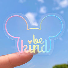 Load image into Gallery viewer, Be Kind Reminder Transparent Sticker