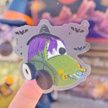 Load image into Gallery viewer, Scary Scarecar Carsland Transparent Sticker