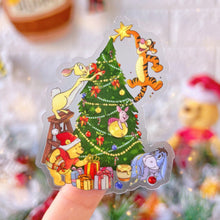 Load image into Gallery viewer, Pooh & Friends Christmas Tree Decorating Transparent Sticker