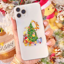 Load image into Gallery viewer, Pooh & Friends Christmas Tree Decorating Transparent Sticker