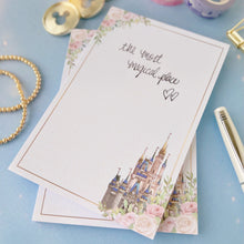 Load image into Gallery viewer, Magic Castle Floral Memo Notepad