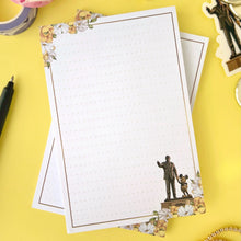 Load image into Gallery viewer, Partners Statue Floral Memo Notepad
