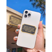 Load image into Gallery viewer, Here You Leave Today WDW Park Entrance Plaque Transparent Sticker