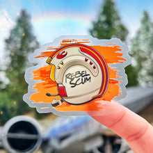 Load image into Gallery viewer, Rebel Star Wars Helmet Transparent Sticker