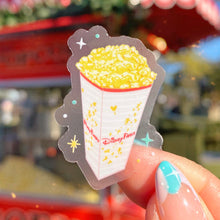 Load image into Gallery viewer, Popcorn Snack Transparent Sticker