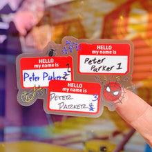 Load image into Gallery viewer, Peter Parkers Transparent Sticker