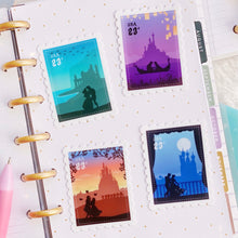 Load image into Gallery viewer, Tiana &amp; Prince Naveen Postage Stamp Sticker
