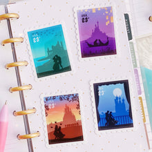 Load image into Gallery viewer, Mouse Sweethearts Fireworks Postage Stamp Sticker