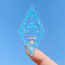 Load image into Gallery viewer, Arendelle Passport Stamp Transparent Sticker