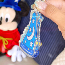 Load image into Gallery viewer, Sorcerer Mickey Hat Shaker Acrylic Keychain