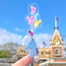 Load image into Gallery viewer, Eeyore Mickey Balloon Transparent Sticker