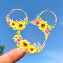 Load image into Gallery viewer, Sunflower Wreath Transparent Sticker