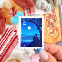 Load image into Gallery viewer, Lady & The Tramp Postage Stamp Sticker