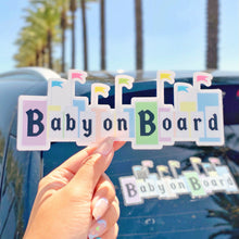 Load image into Gallery viewer, Baby on Board Car Decal
