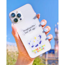 Load image into Gallery viewer, Think Happy Thoughts Peter Pan Transparent Sticker