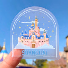 Load image into Gallery viewer, Anaheim Castle in the Sky Transparent Sticker