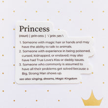 Load image into Gallery viewer, Princess Definition Sticker