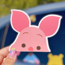 Load image into Gallery viewer, Piglet Peeker Car Decal