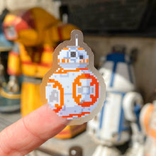 Load image into Gallery viewer, BB 8-Bit Transparent Sticker