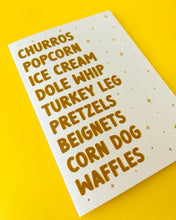 Load image into Gallery viewer, Vacation Snacks Greeting Card
