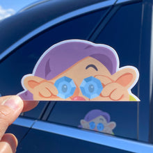 Load image into Gallery viewer, Mining Dwarf Peeker Car Decal