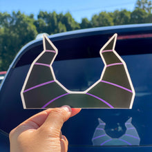 Load image into Gallery viewer, Maleficent Peeker Car Decal
