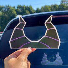 Load image into Gallery viewer, Maleficent Peeker Car Decal