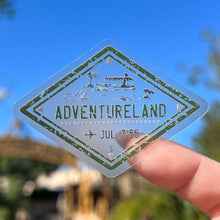Load image into Gallery viewer, Fantasyland Passport Stamp Transparent Sticker