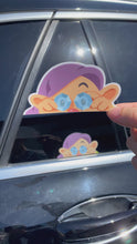 Load and play video in Gallery viewer, Mining Dwarf Peeker Car Decal