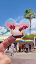 Load and play video in Gallery viewer, Sunset Beach Mickey Sticker